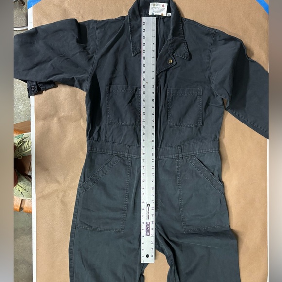 Big Bud press size XL black cotton coveralls jumpsuit, excellent used condition - Picture 8 of 10